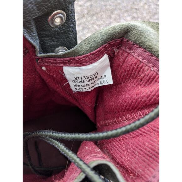 Green Leather Gore-Tex Lined Work Hunting Boots Thinsulate Mens Size 10 D - Picture 7 of 8